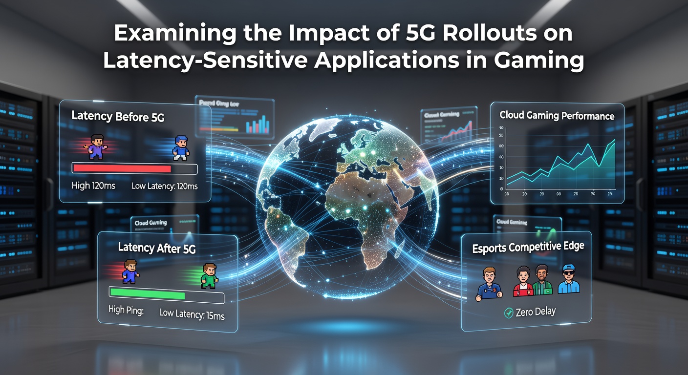Professional gamers utilizing 5G-enabled devices during competitive tournament play