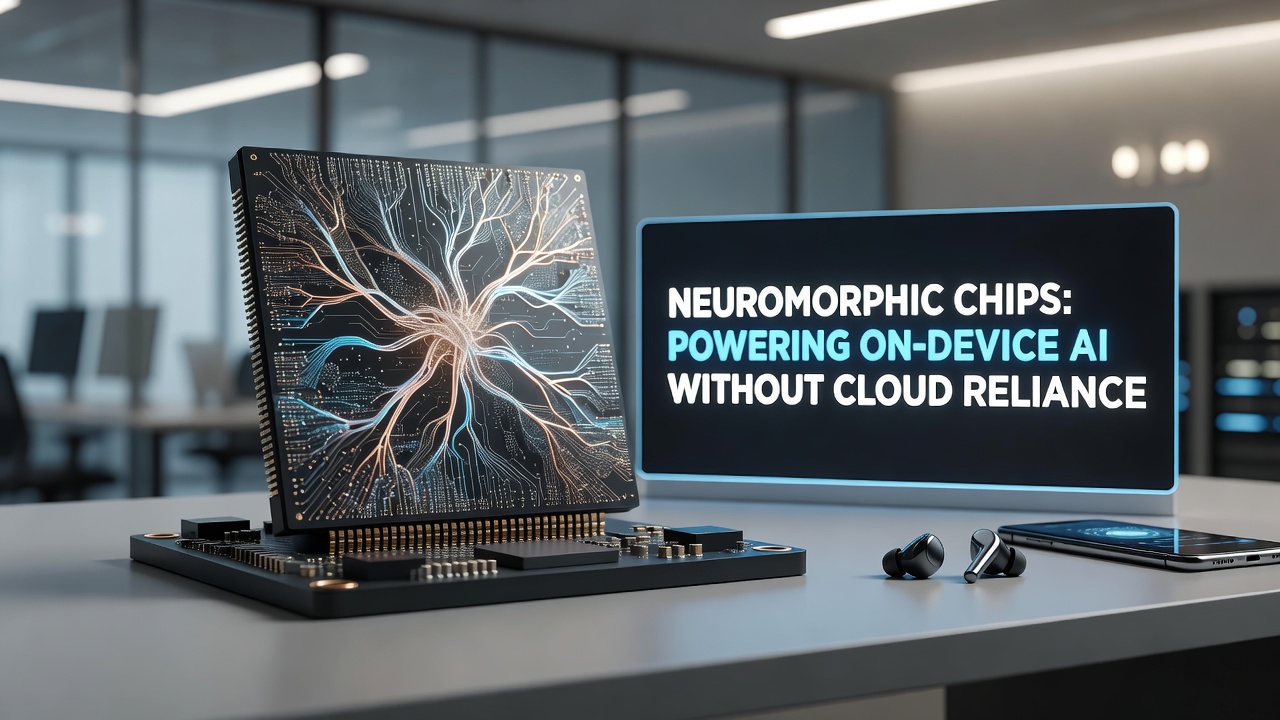 Smartphone and autonomous vehicle using neuromorphic chips for local AI inference